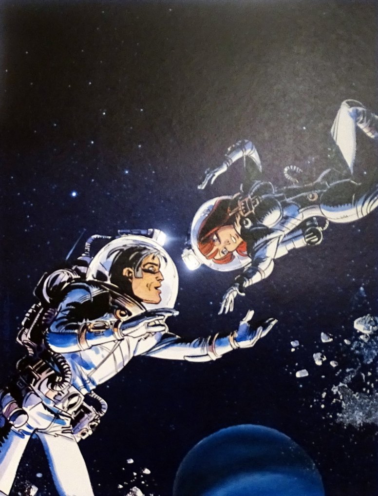 Mézières, Jean-Claude - 1 Offset Print - Valerian et Laureline - Dansons sous les étoiles #2.1