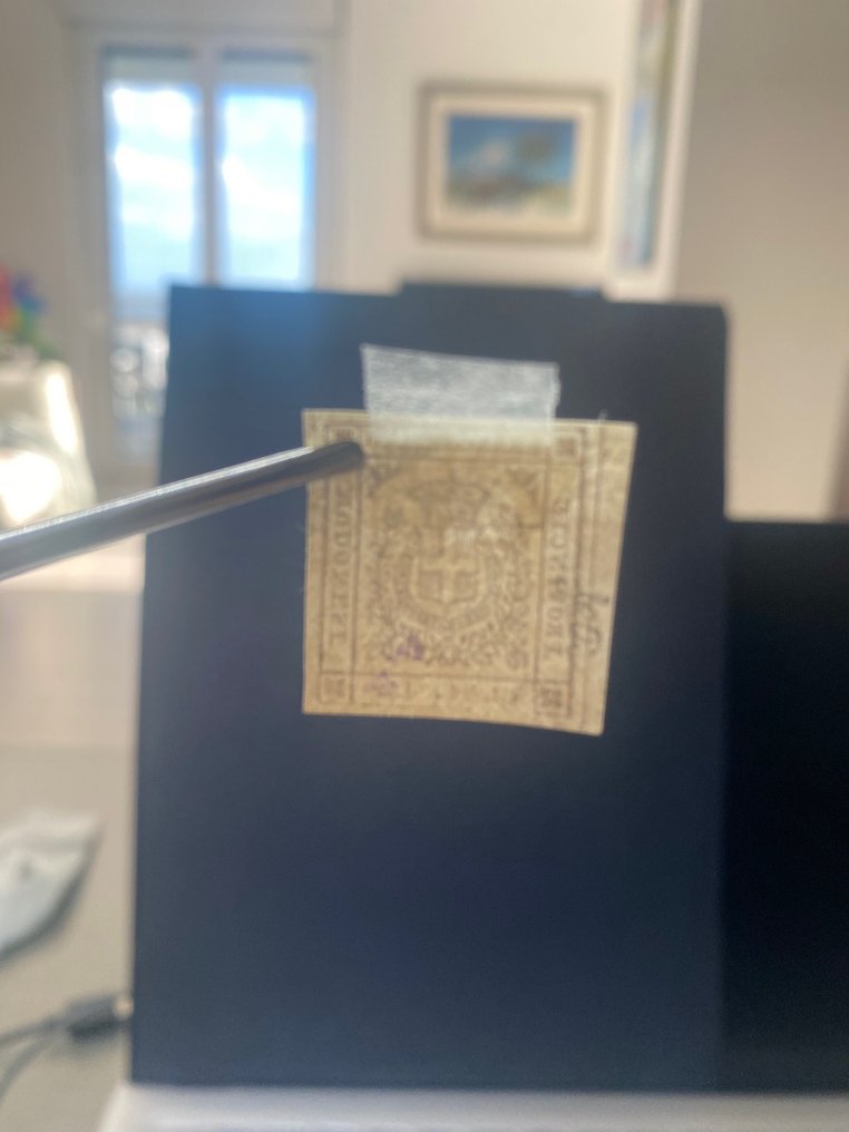 Starożytne państwa włoskie - Modena 1859/1859 - 15 cent. Bruno - Sassone N. 13 #4.3