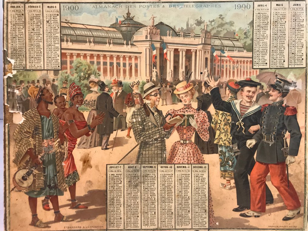 [Exposition de 1900] - Almanach des Postes et des télégraphes - 1900 #1.0