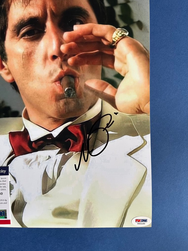 A sebhelyesarcú, Al Pacino (Tony Montana) - Signed in Person - with PSA/DNA Certificate - Autograph, photo - No Reserve! #1.0