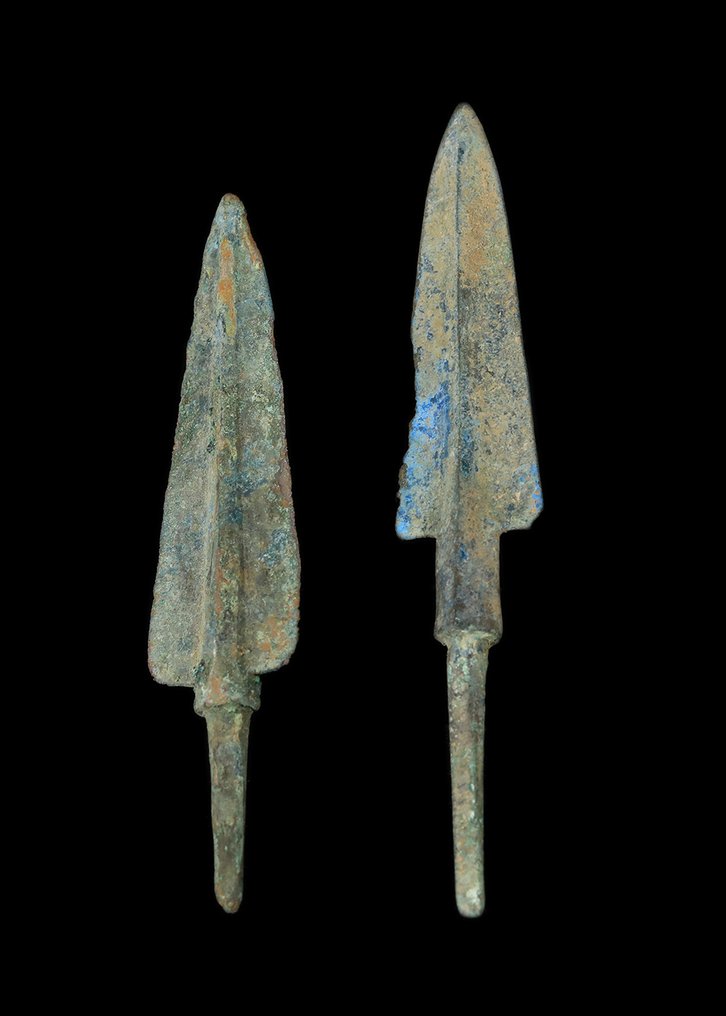 Bronze Age Bronze Arrowhead Pair (No reserve price) #1.0