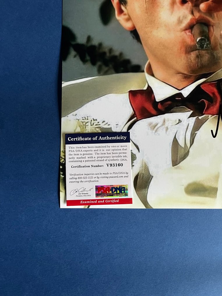 A sebhelyesarcú, Al Pacino (Tony Montana) - Signed in Person - with PSA/DNA Certificate - Autograph, photo - No Reserve! #2.1