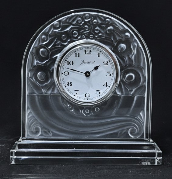 Table/desk clock - Baccarat - Crystal - 1980-1990 - Grand Baccarat clock #1.0