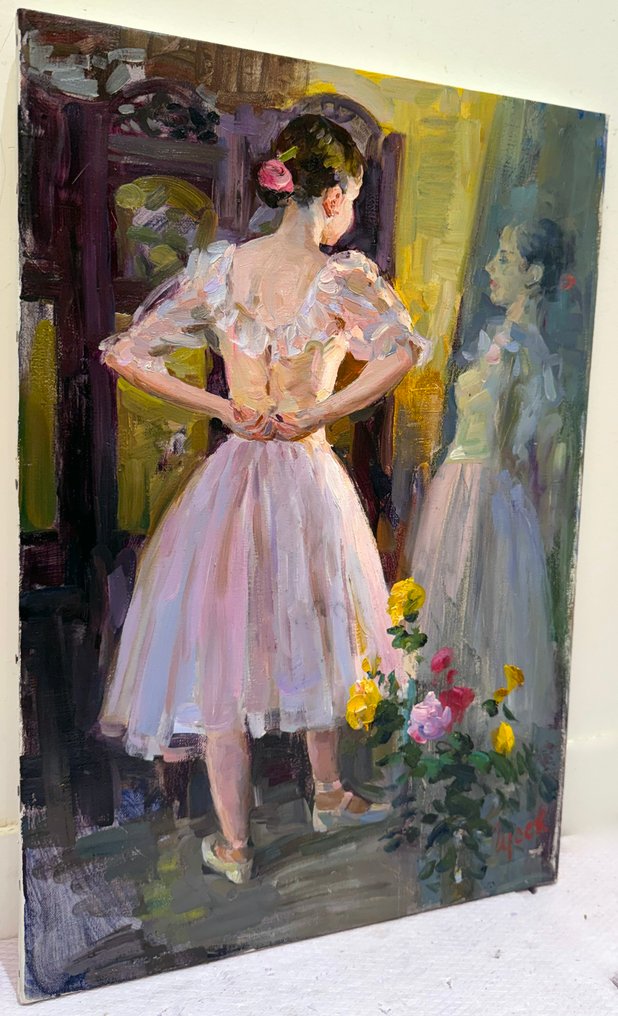 Vladimir Goussev (1957) - Jeune Ballerine - Avant le Spectacle #1.0