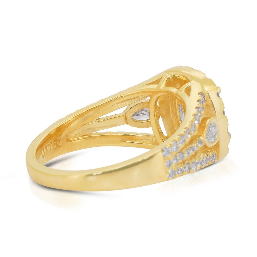 戒指 - 18K包金 黄金 - 2.00ct. tw. 钻石 (天然) - 钻石 #3.2