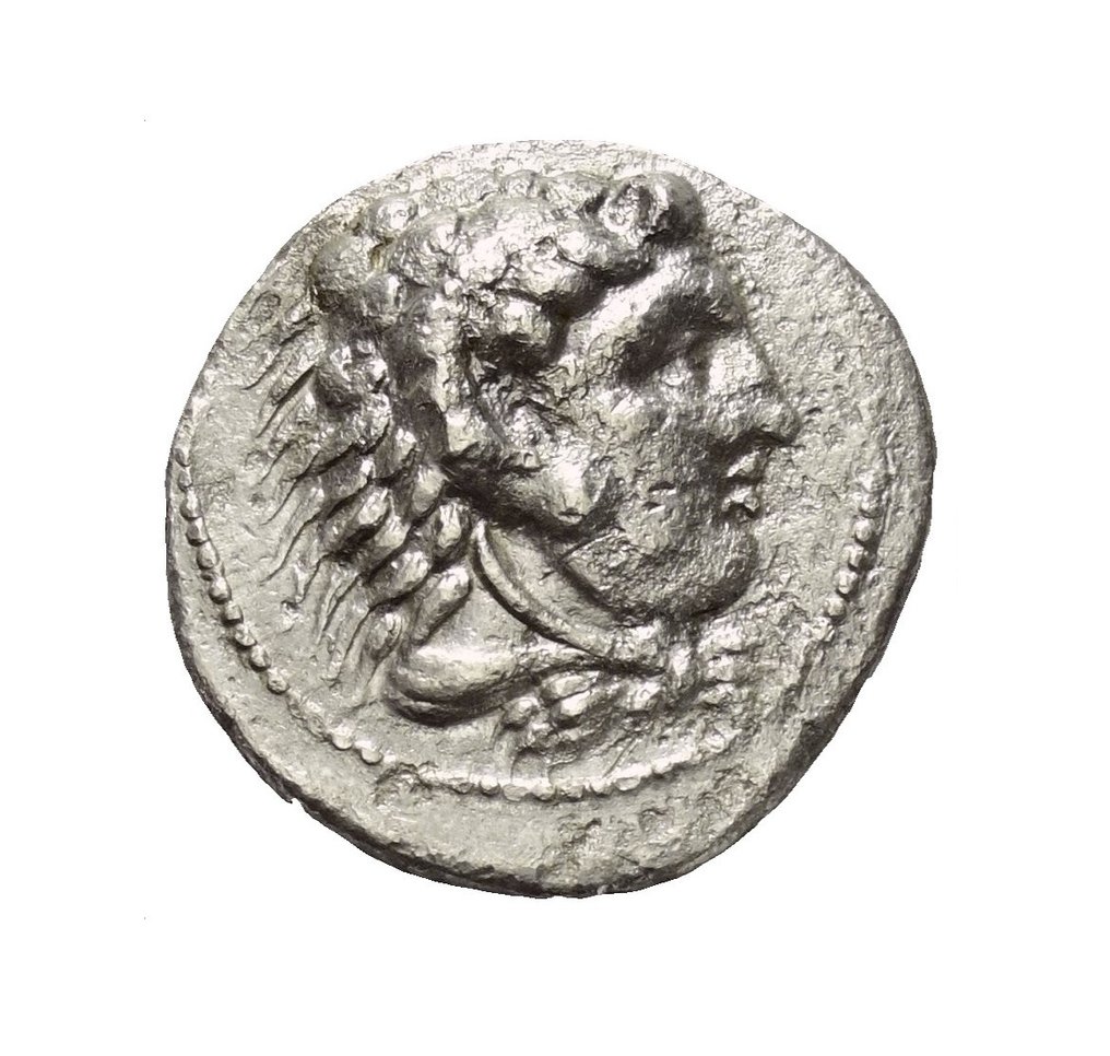 Kings of Macedonia. Alexander III (336-323 BC). Tetradrachm Tyre, under Menes. RY 25 of 'Ozmilk (325/4 BC) #1.0