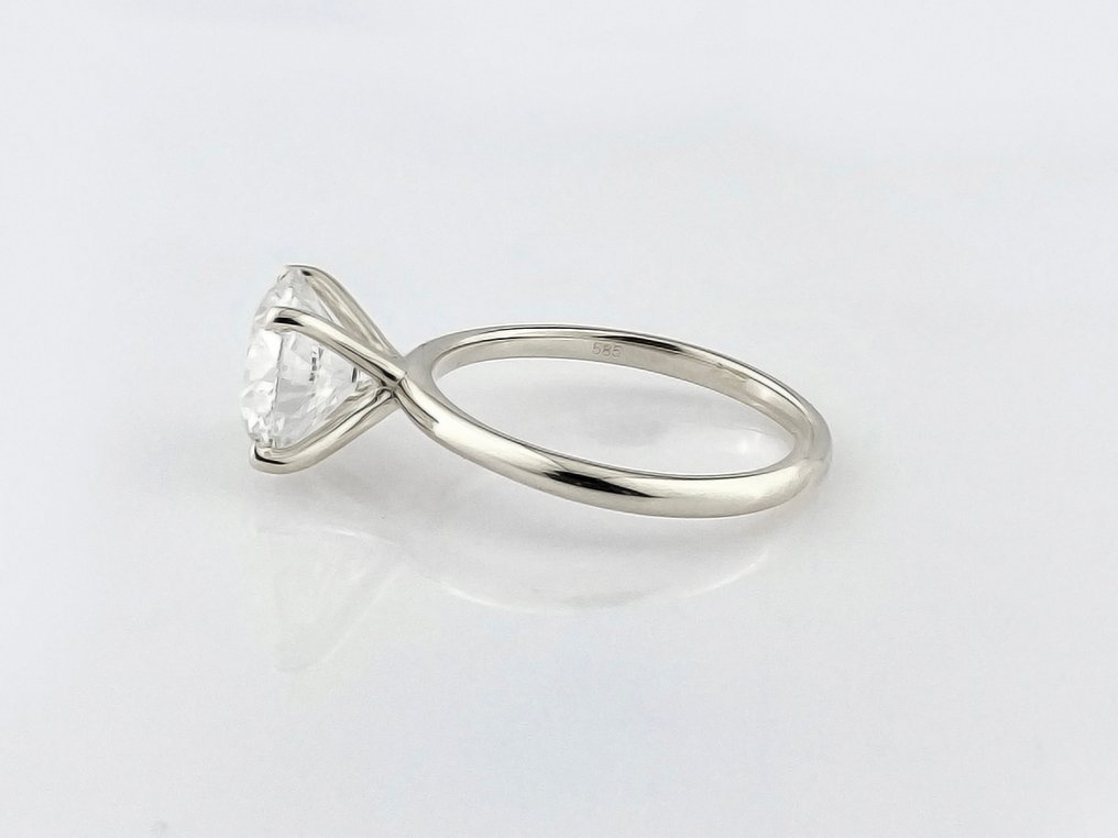 Gyűrű - 14 kt. Fehér arany -  2.59ct. tw. Gyémánt (Laboratóriumban előállított) #3.2