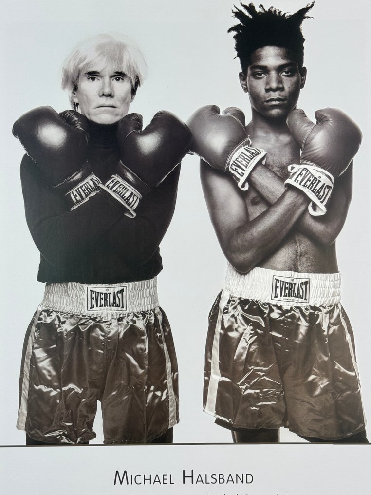 Michael Halsband - Andy Warhol and Jean-Michel Basquiat, 1985 #1.0