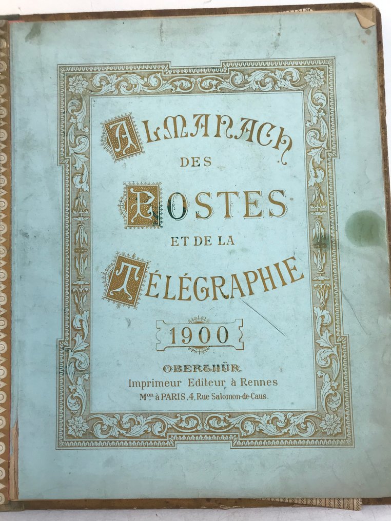 [Exposition de 1900] - Almanach des Postes et des télégraphes - 1900 #4.3