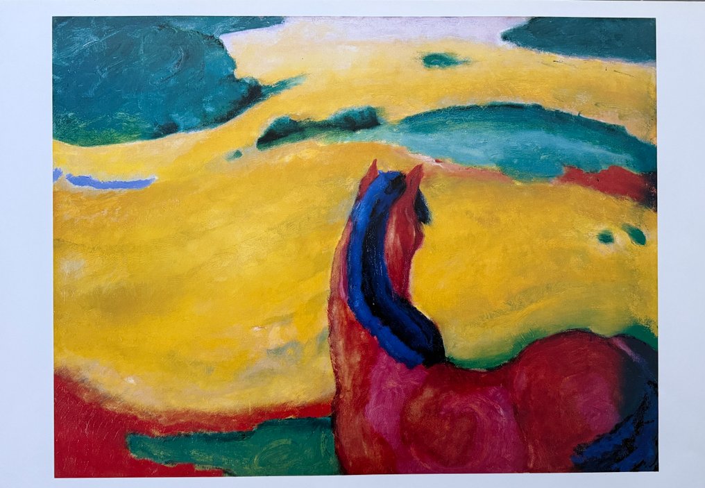 Franz Marc (1880-1916) - Le cheval #1.0