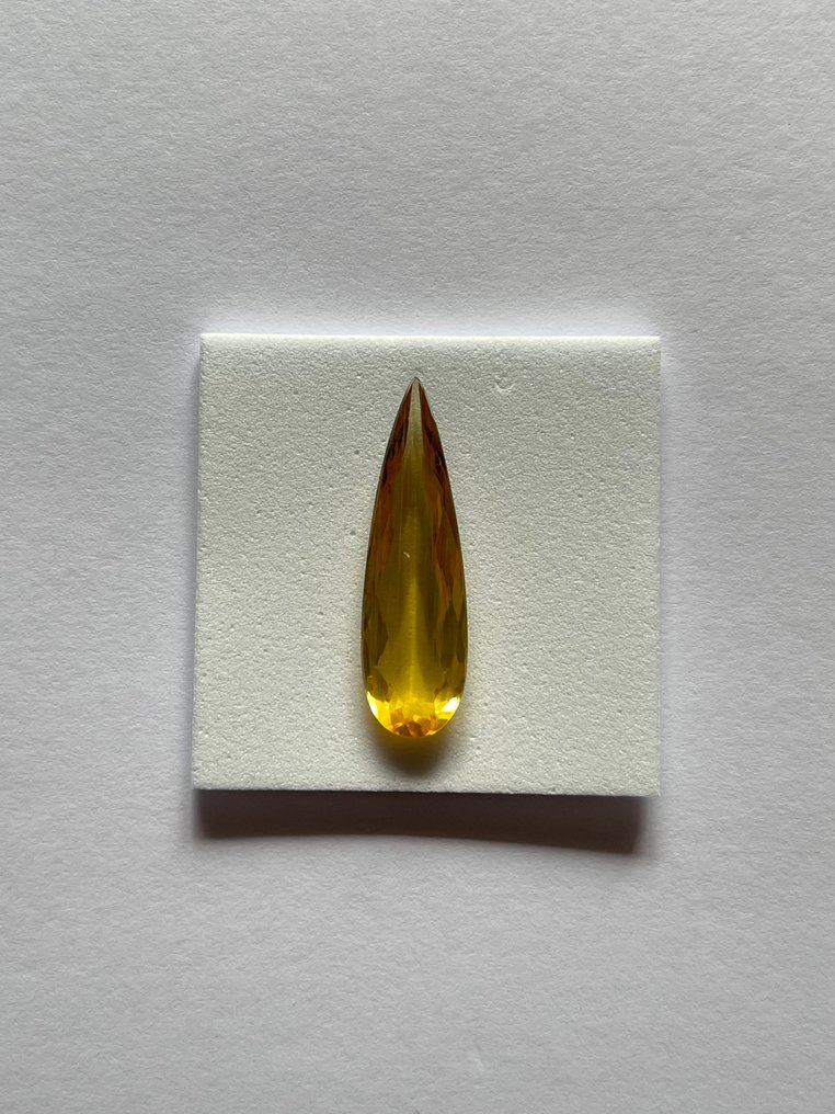 1 pcs  Yellow, Brown Beryl  - 6.58 ct - Instituto Gemólogico Español (IGE) #1.0