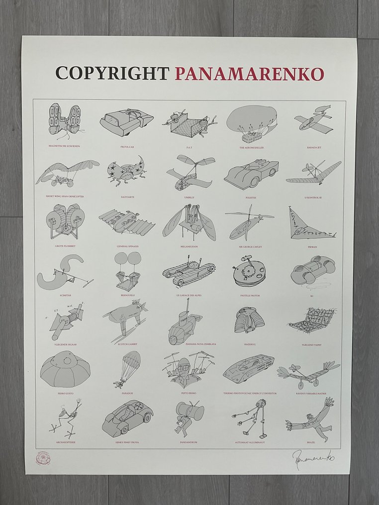 Panamarenko - COPYRIGHT PANAMARENKO #3.2