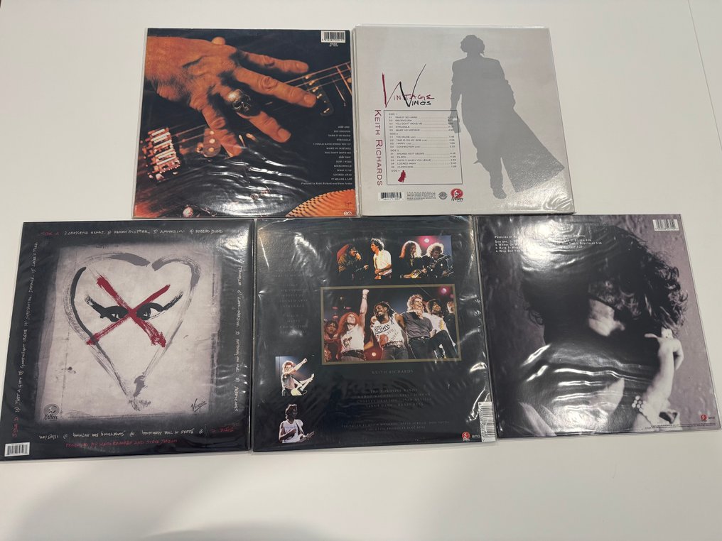 Keith Richards - 5 Albums - Flere titler - Vinylplate - Coloured vinyl, 180 gram - 1988 #1.0