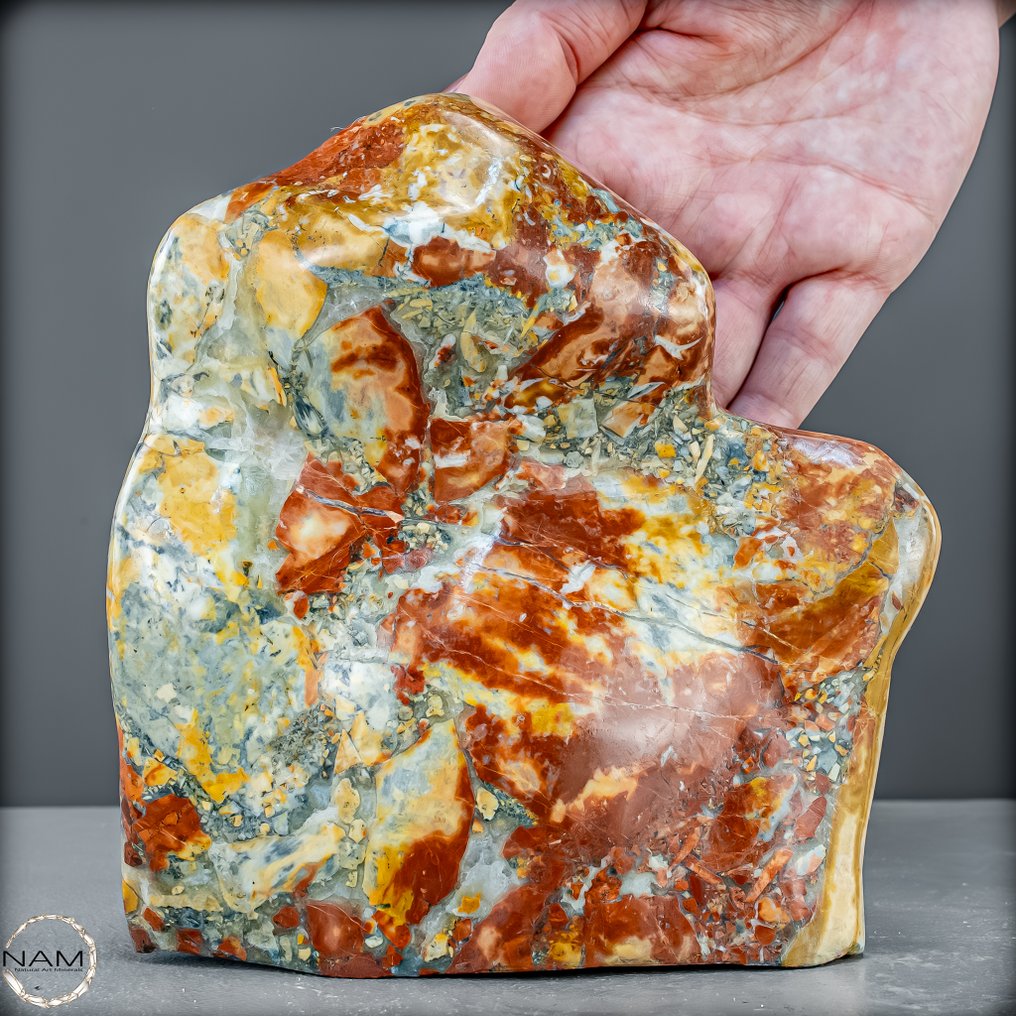 Sjældnere Picture Jasper fra Indonesien – Jordens farverige pragt- 1434.81 g #3.2