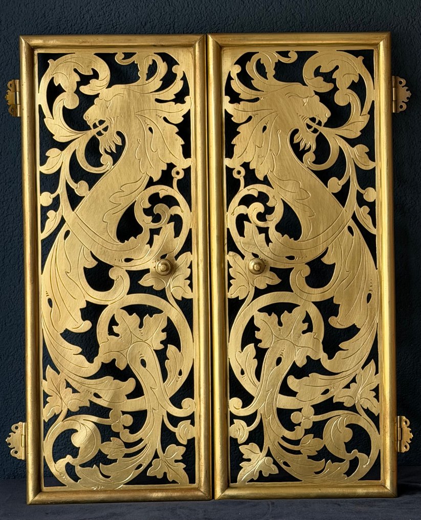 Fireplace accessory (2) - Bronze #1.0