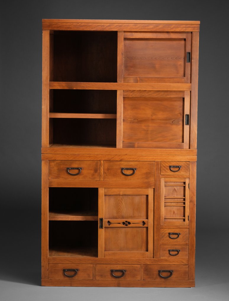 帳場箪笥 - Hinoki (柏树) 木材 - 日本 - 明治时期,大约1900年 #3.2