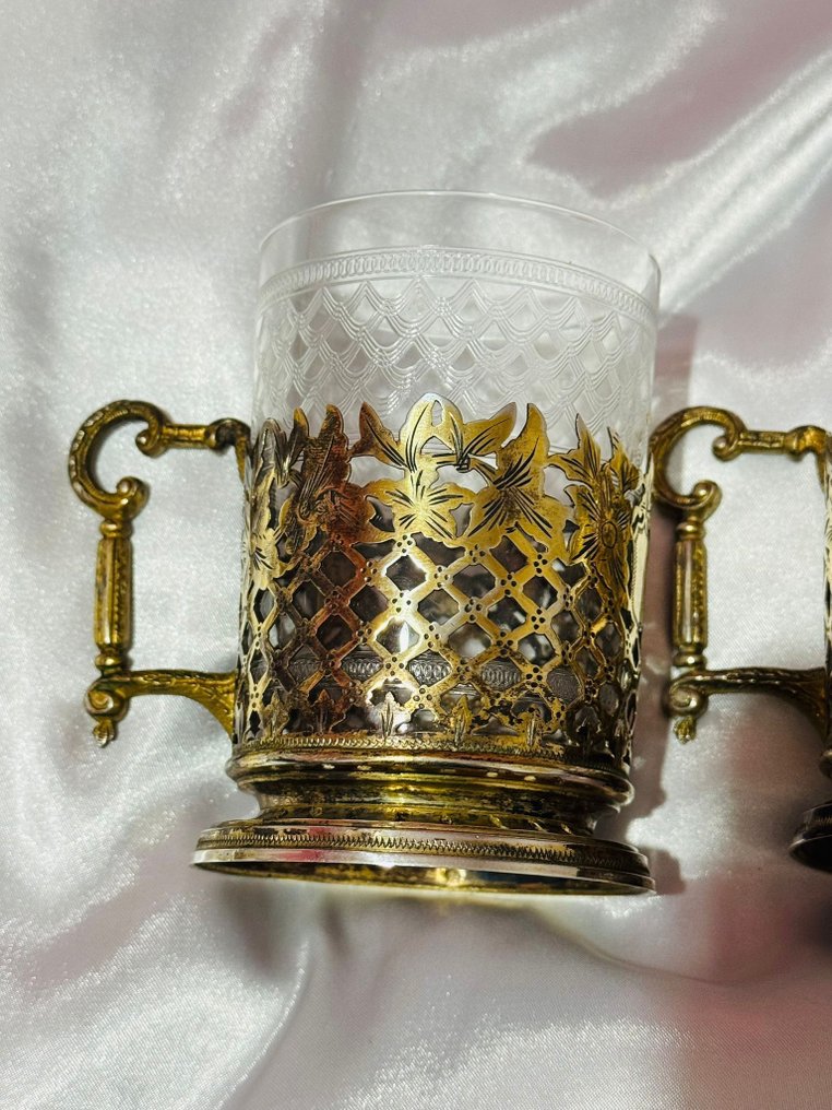 无靠背长软椅 - 银 - 奥斯曼盖章银 #1.0