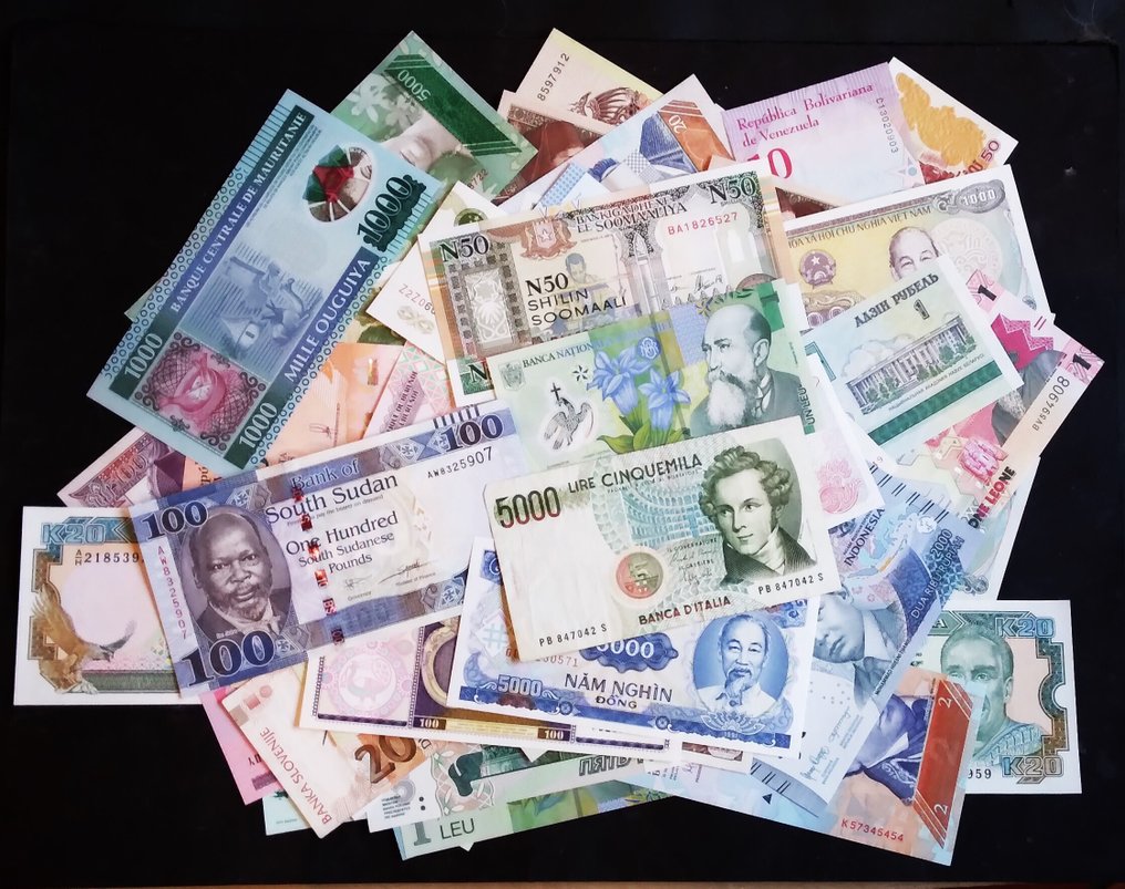 World. - 97 banknotes - various dates  (No reserve price) #1.0