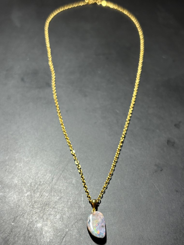 Opale Cabochon - Altezza: 22 mm - Larghezza: 9 mm- 0.97 g - (1) #1.0