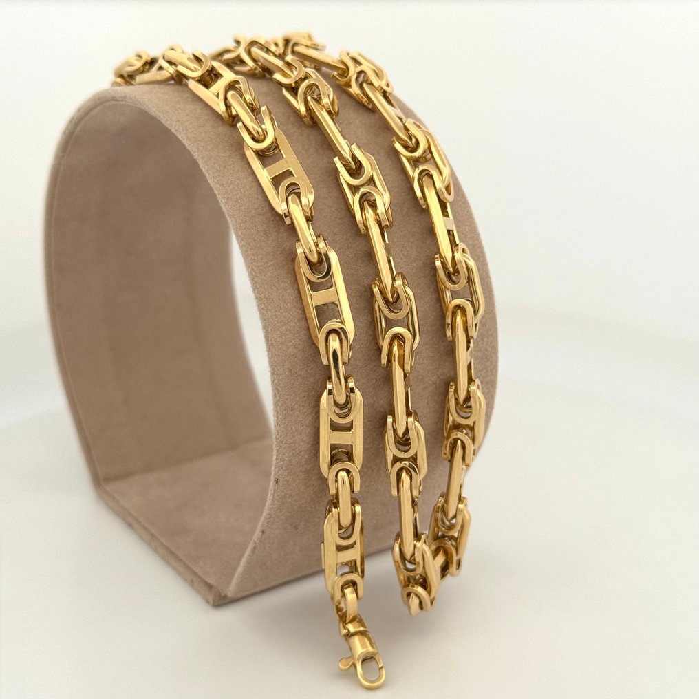 Handmade - Halskæde - 26.9 g - 60 cm - 18 kraat Gulguld #4.3