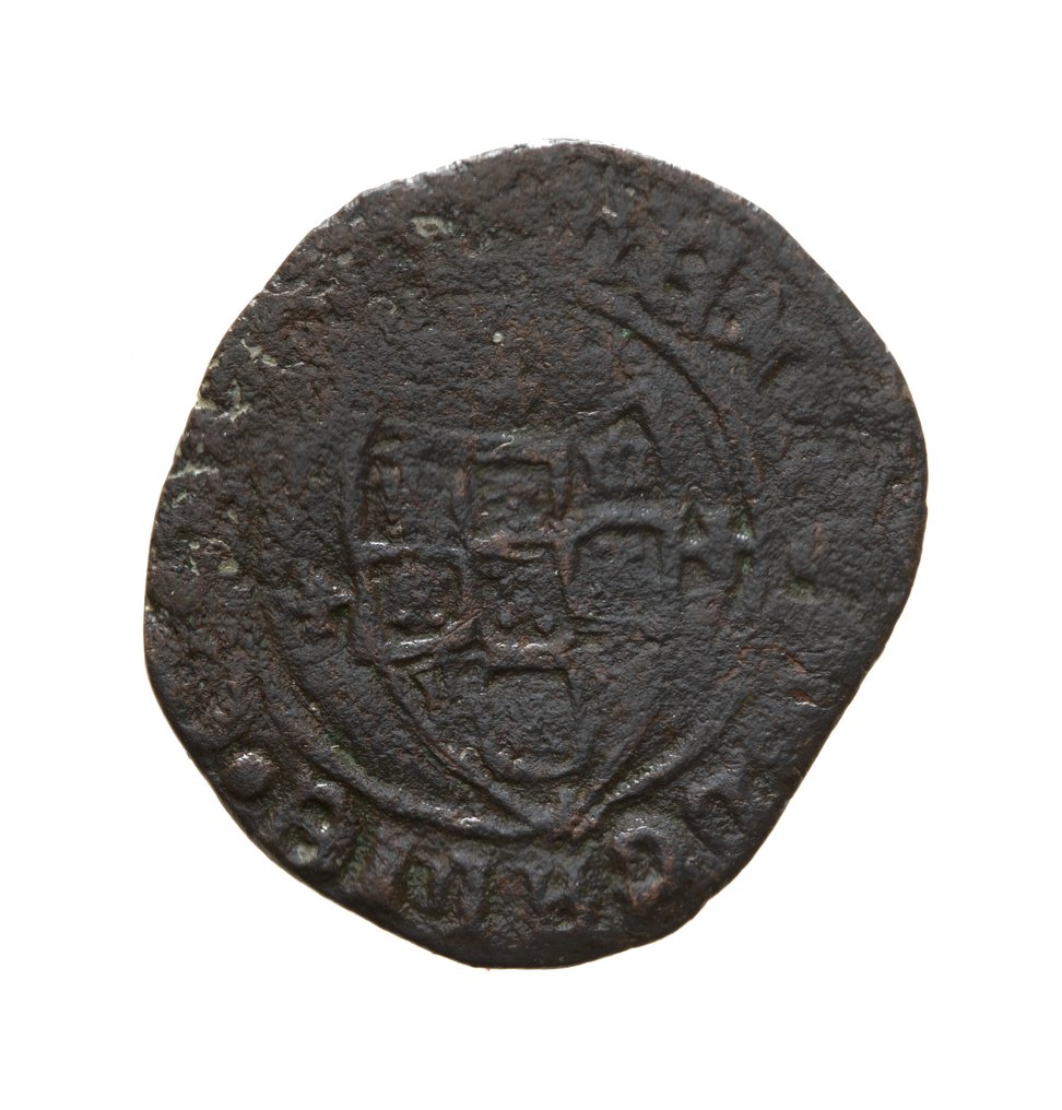 Portugal. D. Afonso V (1438-1481). Ceitil (⅙ de Real Branco) - Lisboa - Muralha Comprida e Baixa/Sem Letra Monetária (Zonder Minimumprijs) #1.0
