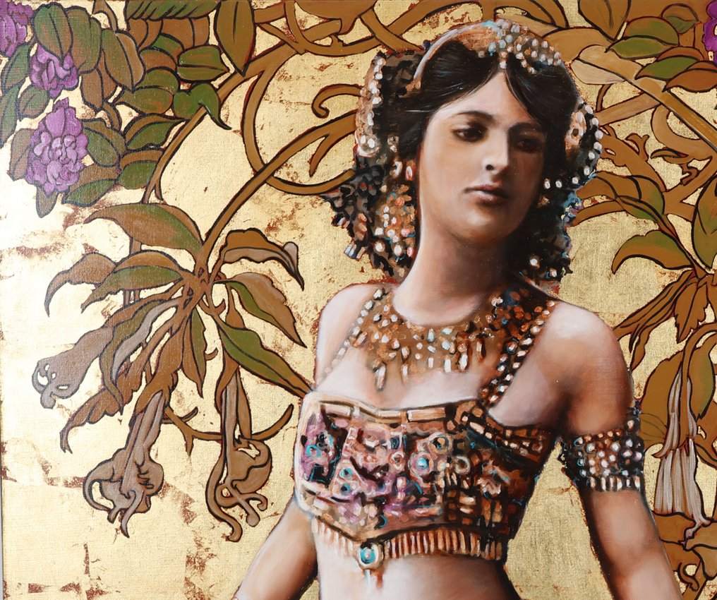 Louis Nagelkerke (1949) - Oosterse danseres #2.1