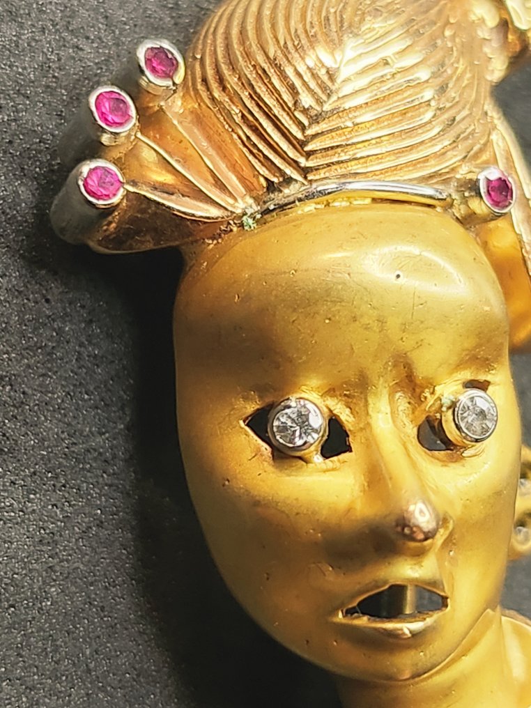 Brosche - 18 kt Gelbgold #4.3