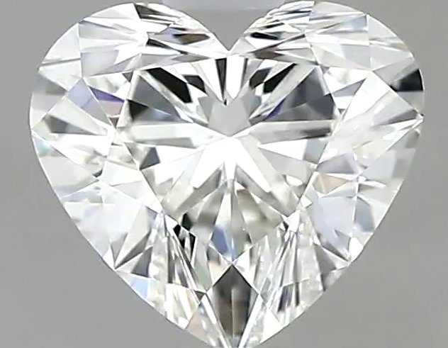 Nincs minimálár - 1 pcs Gyémánt (Természetes) - 0.50 ct - Szív - H - IF - Amerikai Gemmológiai Intézet (GIA) - *EX VG* #1.0