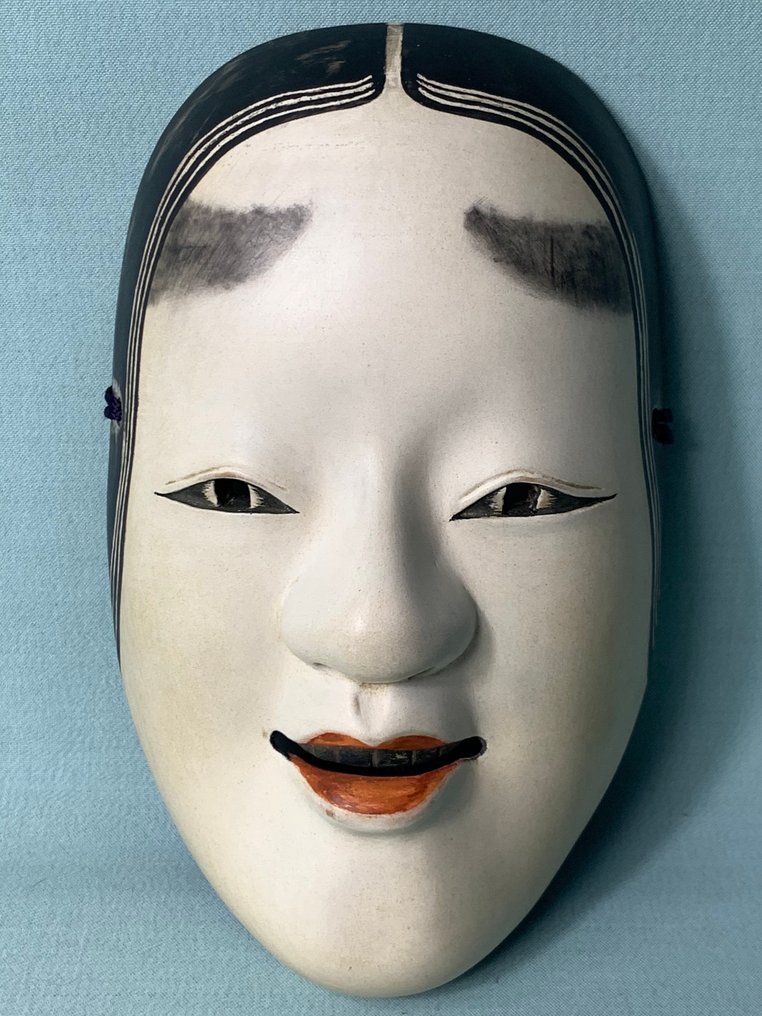 Noh面具 - 木 - 免运费。NOH面罩 (沒有保留價) #2.1