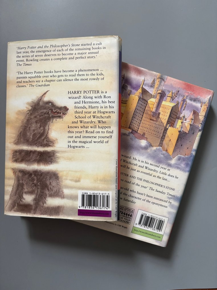 JK Rowling - Harry Potter and the Chamber of Secrets + The Prisoner of Azkaban - early 2nd prints - 1998-1999 #1.0