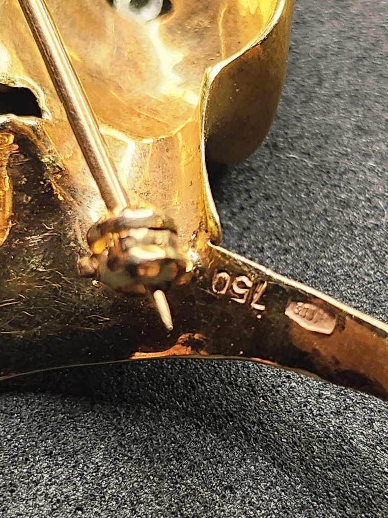 Brosche - 18 kt Gelbgold #3.2