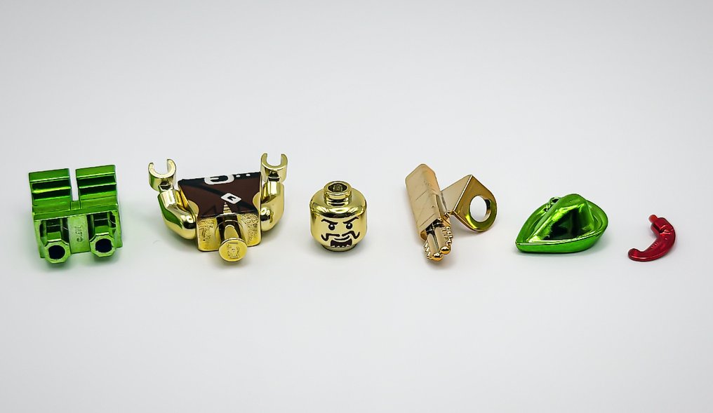 LEGO 小人仔 - 城市, 微型人形, Forestmen - Chrome Plated Forest Man Minifigure Official Customized Lego parts!! #4.3