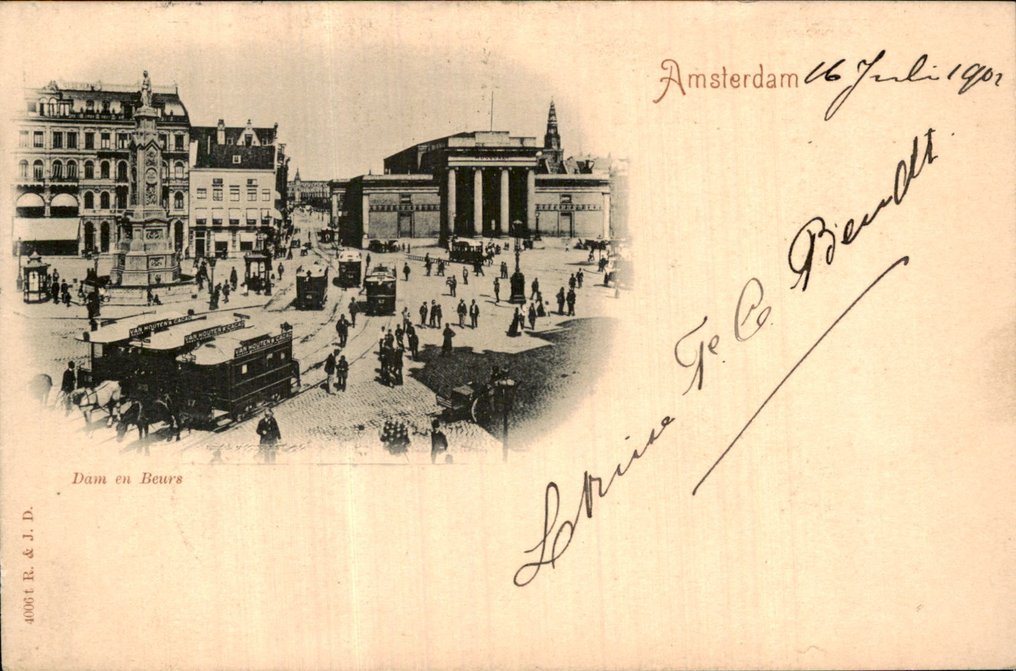 Pays-Bas - Amsterdam - Carte postale (135) - 1900-1960 #1.0