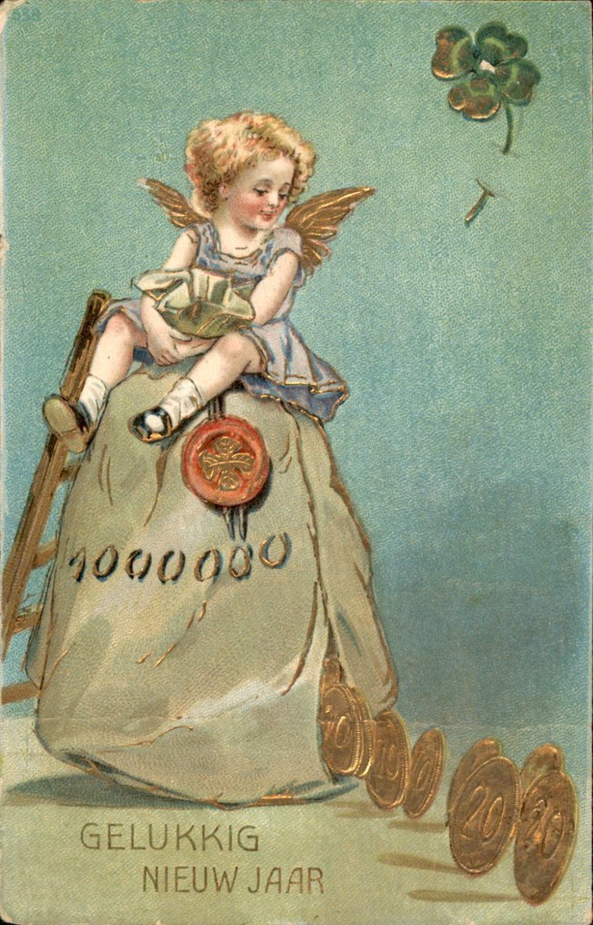 幻想, 新年 - 明信片 (127) - 1900-1960 #2.1