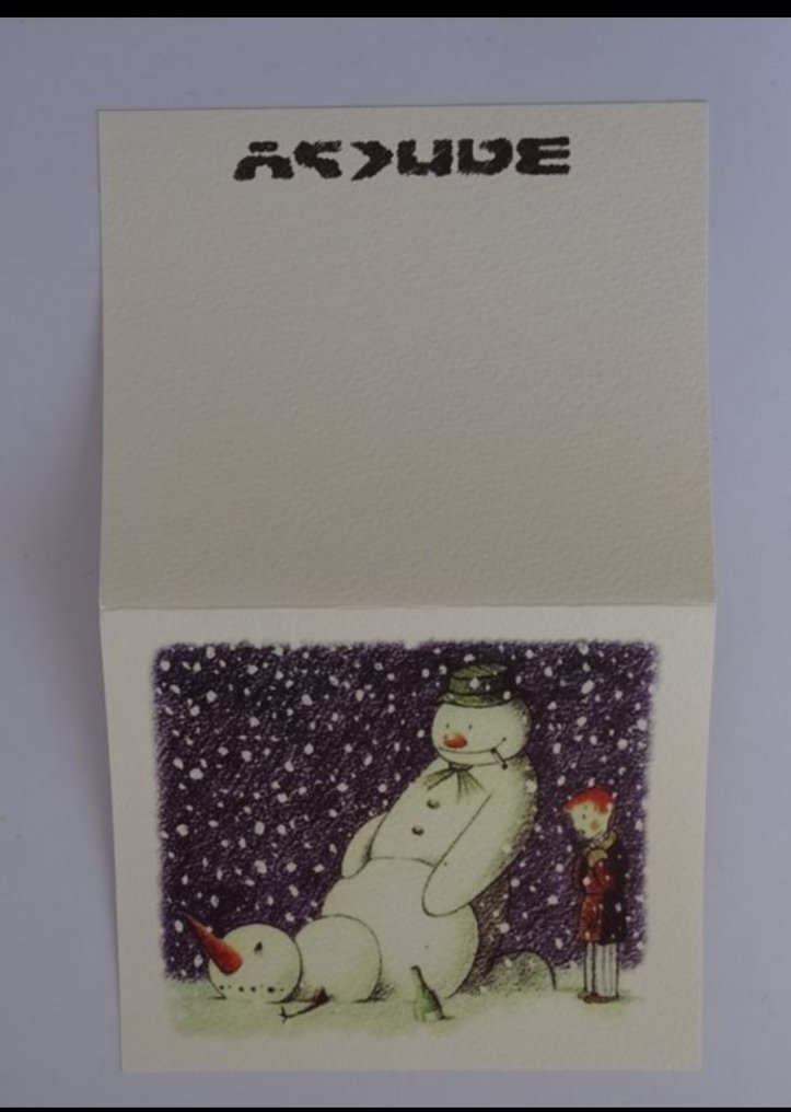 Iso-Britannia - Banksy - Rude Snowman (joulu kortti) - Postikortti (1) - 2006-2004 #1.0