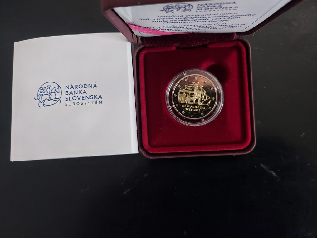 斯洛伐克. 2 Euro 2022 "Steampower Engine" Proof  (没有保留价) #1.0