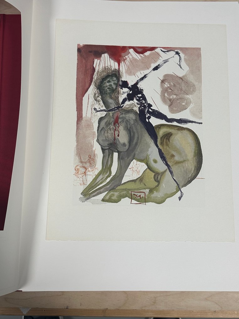 Salvador Dali (1904-1989) - The Divine Comedy - complete lithograph collection - 100 lithographs #3.2