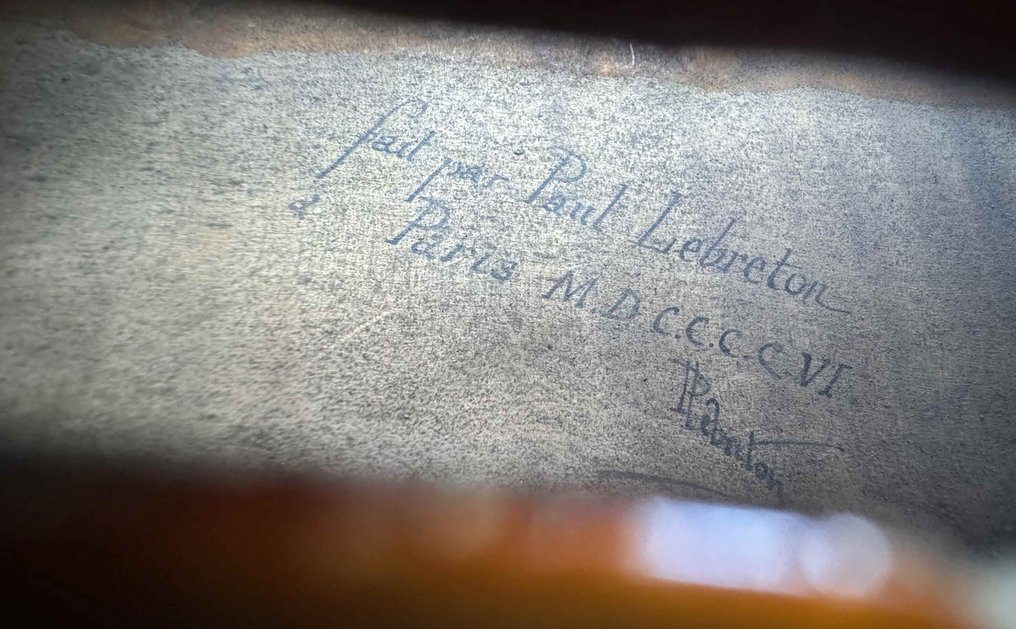 Labelled Paul Lebreton - 4/4 - - Βιολί - Γαλλία #2.1
