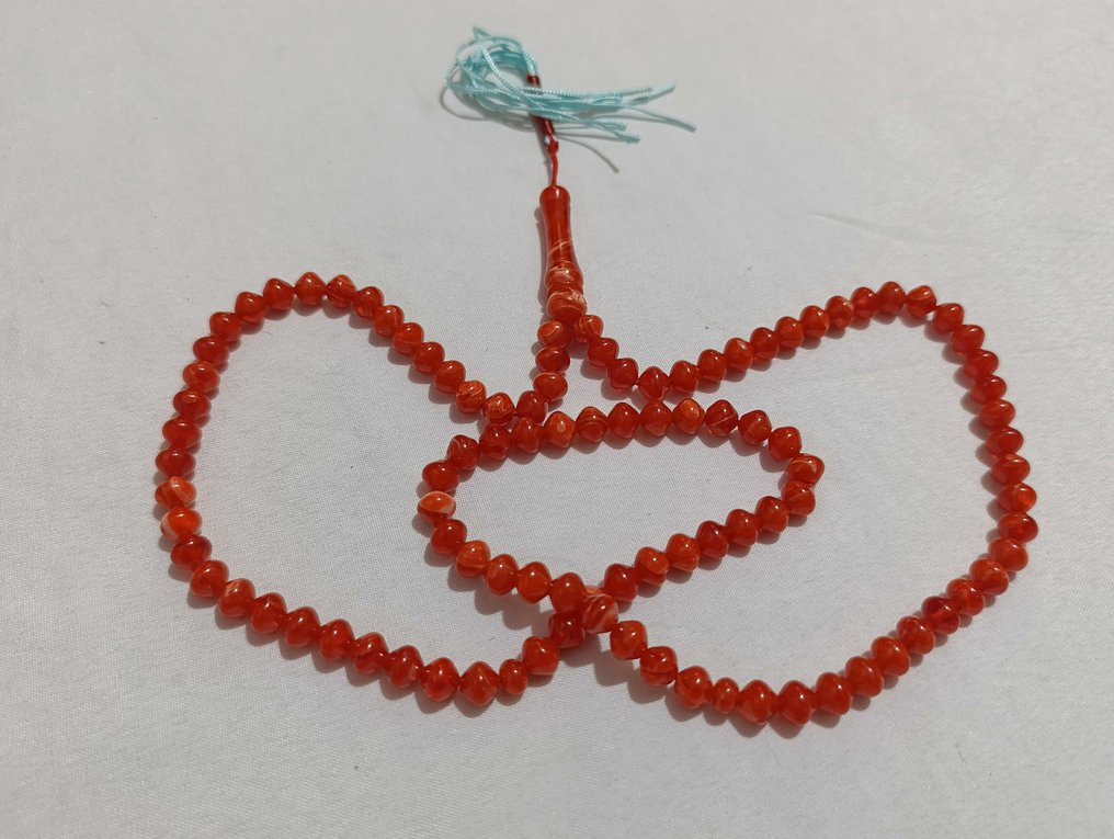 天主教念珠 - 琥珀 - 1970-1980 - 稀有的祈祷念珠 #3.2