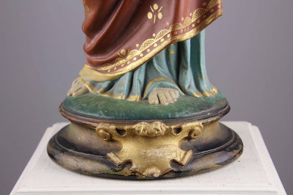 Statue, Jozef met Kind - 39 cm - Gips #2.1