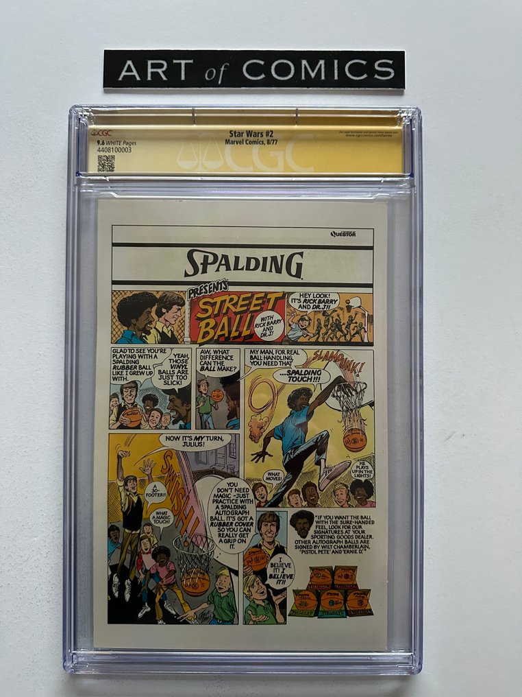 Star Wars #2 - Part 2 of "Star Wars: A New Hope" Movie Adaption - CGC Signature series 9.6 - Signed by Roy Thomas - purple label - 1 Signed graded comic - Prima edizione - 1977 #3.2