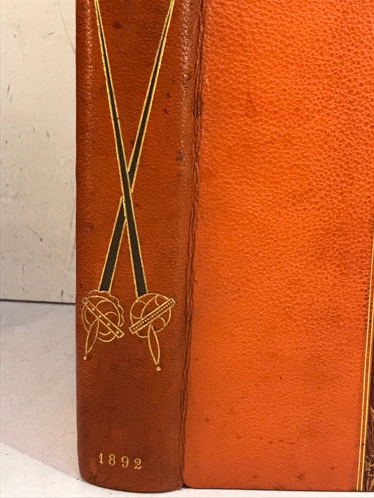 Prosper Mérimée / Edouard Toudouze - Chronique du règne de Charles IX‎  [reliure mosaïquée] - 1889 #2.1