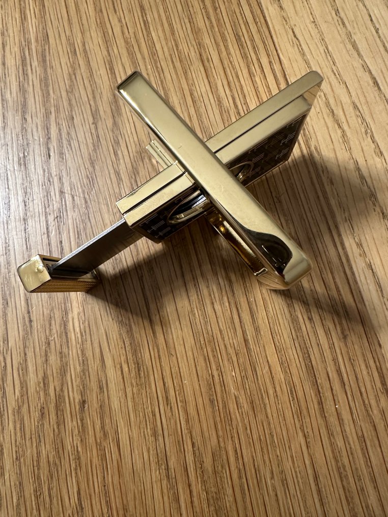 S.T. Dupont - Vágóeszköz - Zigarrencutter - Aranyozott, Fém, Zománc #4.3