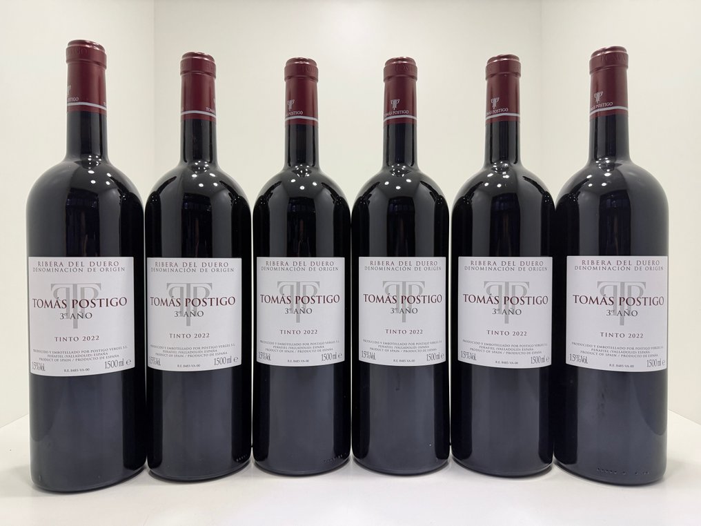 2022 Tomás Postigo 3° Año Tinto - Ribera del Duero - 6 Magnum (1,5 L) #1.0