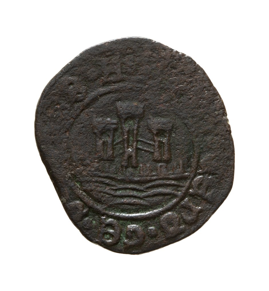 Portugal. D. Afonso V (1438-1481). Ceitil (⅙ de Real Branco) - Lisboa - Muralha Comprida e Baixa/Sem Letra Monetária (Zonder Minimumprijs) #1.0