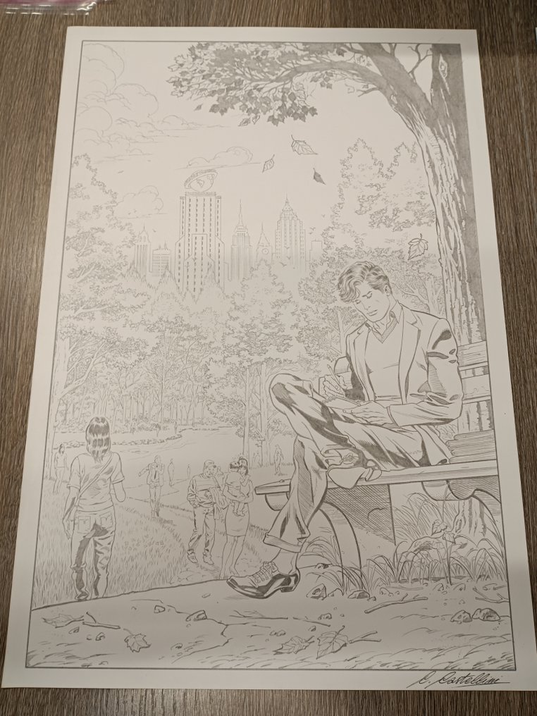 Claudio Castellini - 2 Original drawing - Superman #2.1