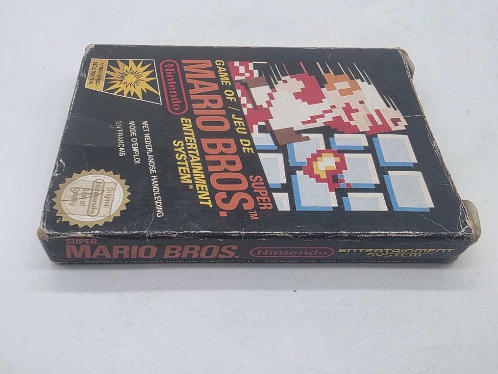 Nintendo - Nes - Super Mario Bros. - Rare nintendo badge Classic NES-MW-FRA PAL B Game 1ST Edition - Video game - In original box #2.1