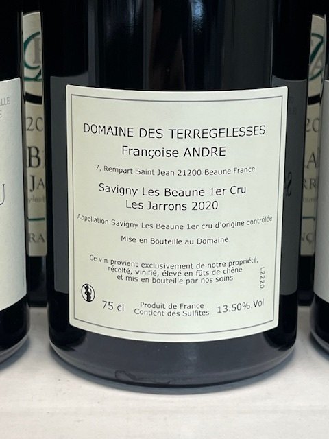 2020 Domaine Francoise André "Hauts Jarrons" - Savigny lès Beaune 1er Cru - 6 Bottles (0.75L) #3.2
