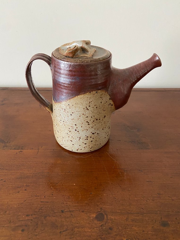 Salvatore Cipolla - Scultura, “Ceramica con coperchio scultoreo” - 20 cm - Gres - 1981 #1.0