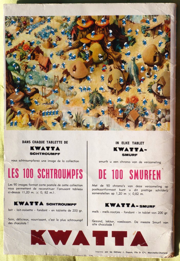 Les Schtroumpfs - Album Kwatta - L'apprenti Schtroumpf - Complet - B - 1 Album - First edition - 1967 #1.0
